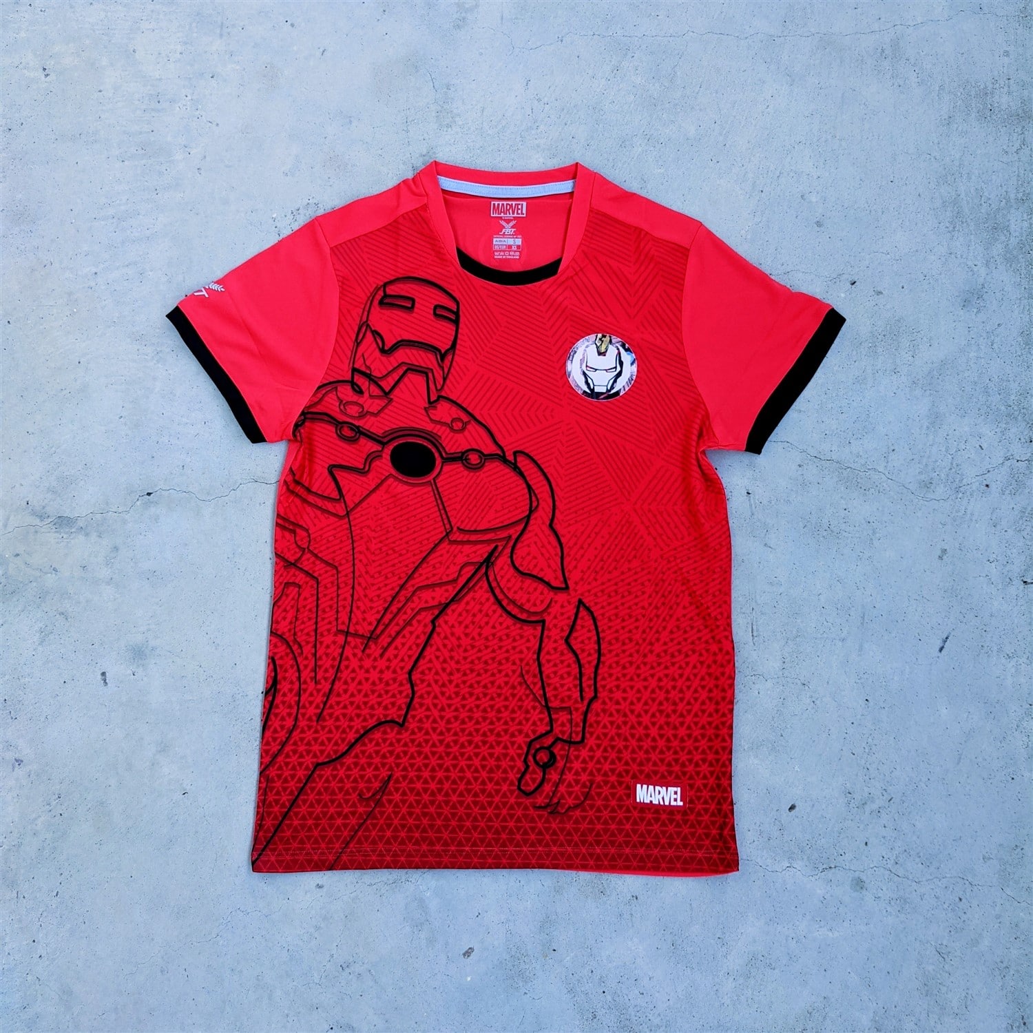 Marvel x FBT football jerseys - Iron Man