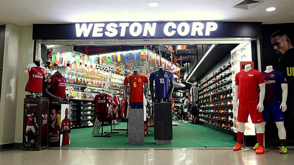 The first Weston Corp at Queensway Shopping Centre