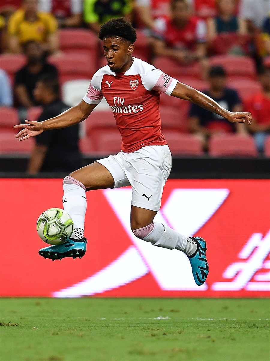 Reiss Nelson in the adidas Glitch