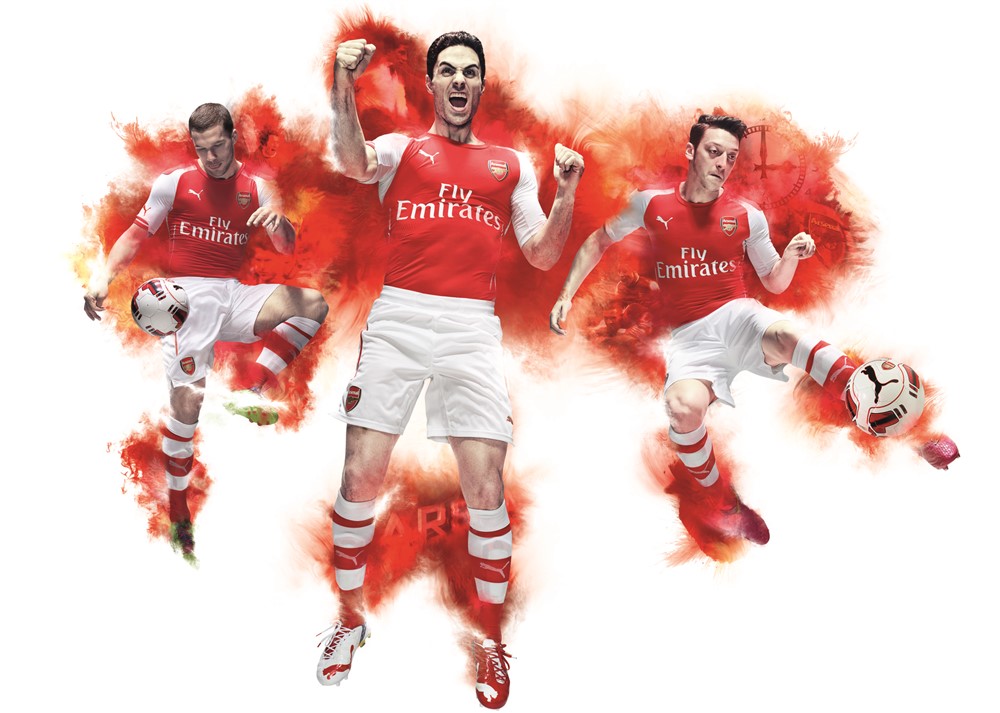 Arsenal home kit 14/15