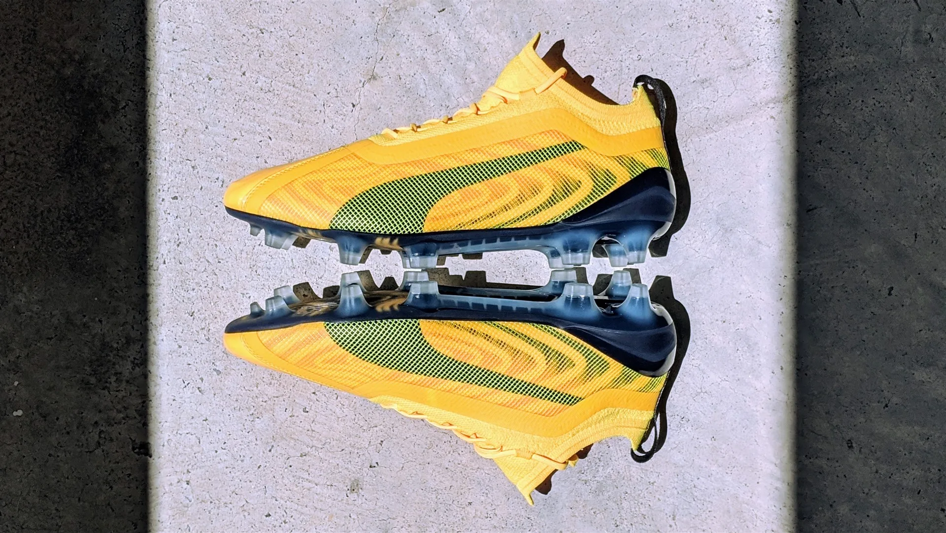 Puma yellow boots on sale