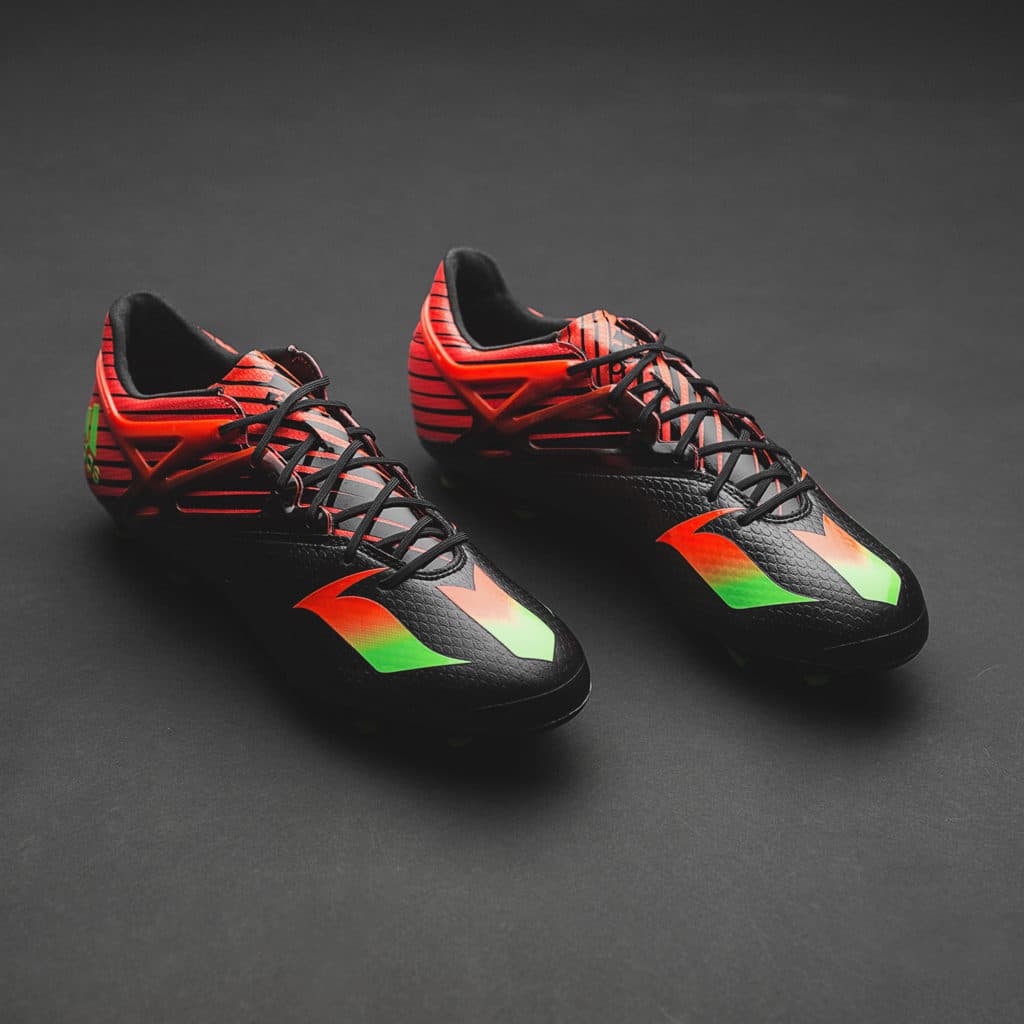 football boots - adidas messi 15.1 black red