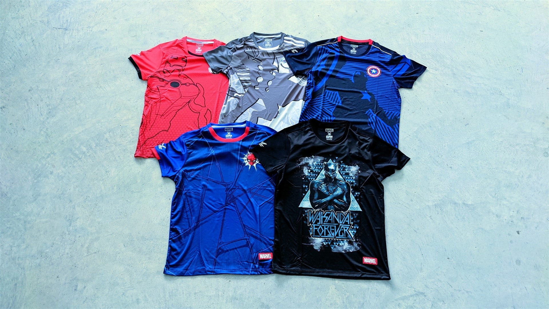 Marvel x FBT football jerseys