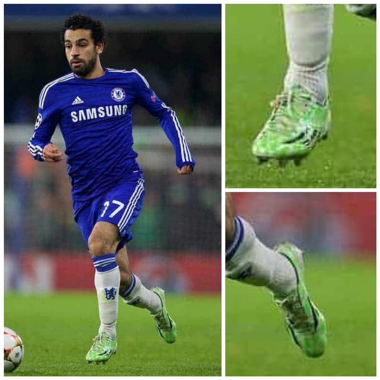 What Football Boots are Mo Salah Wearing? - Boot History - Chelsea - adizero 2014