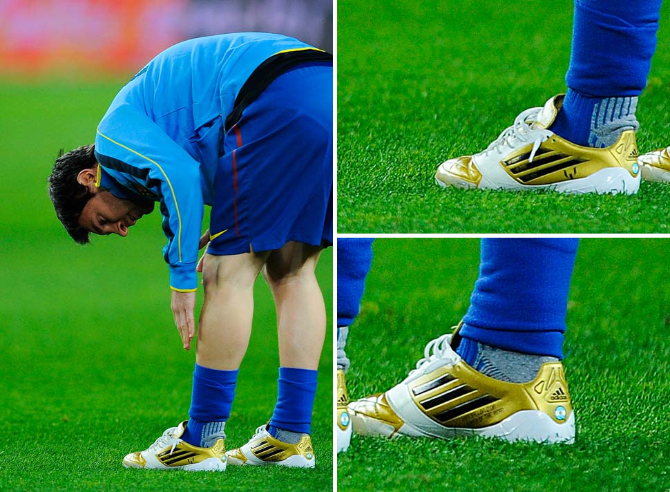 What Football Boots are Lionel Messi Wearing? - Boot History - Messi Balon Dor adizero