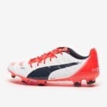 Puma evoPOWER 1.2 FG - White/Total Eclipse/Lava Blast image 1