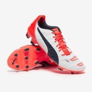 Puma evoPOWER 1.2 FG - White/Total Eclipse/Lava Blast image 1