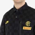 Nike Inter Milan 2019/20 Pirelli Team Crew SS - Black/Tour Yellow/Tour Yellow image 2