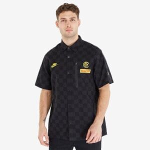 Nike Inter Milan 2019/20 Pirelli Team Crew SS - Black/Tour Yellow/Tour Yellow image 1