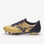 Mizuno Rebula 3 Elite FG - Gold/Medival Blue image 1