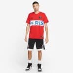 Jordan x PSG Wordmark Tee - University Red image 1