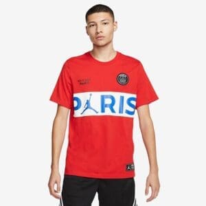 Jordan x PSG Wordmark Tee - University Red image 1