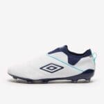 Umbro Medusæ III Elite FG - White/Medieval Blue/Blue Radiance image 1