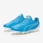 Puma King Platinum FG/AG - Luminous Blue/Puma White image 3