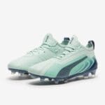 Puma One 20.1 FG/AG - Mist Green/High Rise/Dark Denim image 3