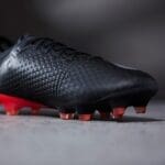 New Balance Furon V6 Pro Leather FG - Black/Neo Flame image 1