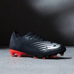 New Balance Furon V6 Pro Leather FG - Black/Neo Flame image 1