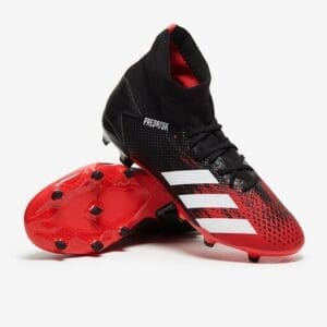 adidas Predator 20.3 FG - Core Black/White/Active Red image 1