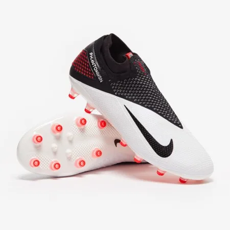 Nike Phantom VSN II Elite DF AG-PRO - White/Black/Laser Crimson image 1