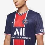 Nike Paris Saint-Germain 20/21 Home Stadium SS Shirt - Midnight Navy/White image 2