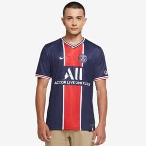 Nike Paris Saint-Germain 20/21 Home Stadium SS Shirt - Midnight Navy/White image 1