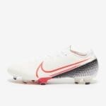 Nike Mercurial Vapor XIII Elite FG - White/Laser Crimson/Black image 1