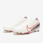 Nike Mercurial Vapor XIII Elite FG - White/Laser Crimson/Black image 3