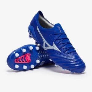 Mizuno Morelia Neo 3 ß Made In Japan FG - Reflex Blue/White image 1