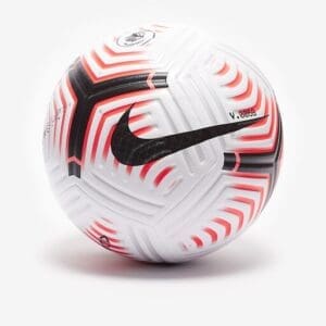 Nike Premier League Flight - White/Laser Crimson/Black/Black image 1