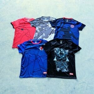 Marvel x FBT football jerseys